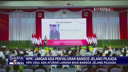 Alasan KPK Usulkan Ada Aturan Larang Bagi Bansos Jelang Pilkada 2024