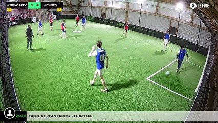 Faute de Jean LOUBET - FC INITIAL