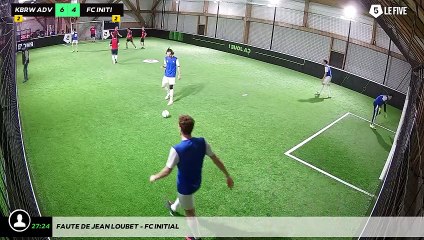 Faute de Jean LOUBET - FC INITIAL