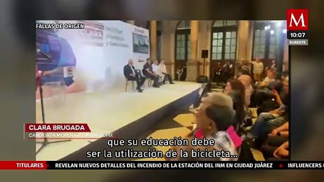 Clara Brugada presenta estrategia de movilidad, impulsará ciclismo en CdMx