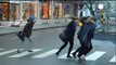 People blown over in streets as Storm Ivar hits Norway