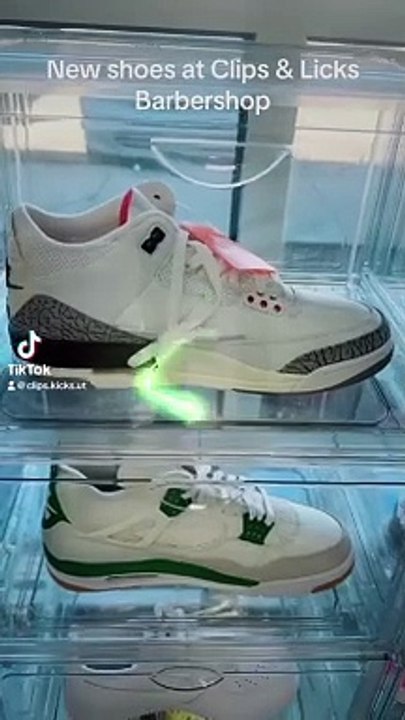 New Shoes at Clips & Kicks Barbershop