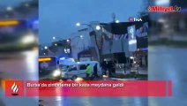Bursa'da 3 araç birbirine girdi! 3 kişi yaralı