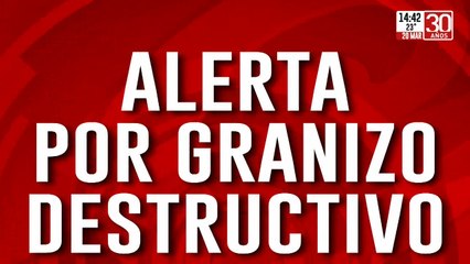 Tormentas fuertes y alerta de granizo en el AMBA