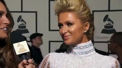 Grammy Awards 2014  Paris Hilton  Red Carpet