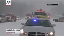 News  Snow Blamed for 20Car Wisconsin PileUp