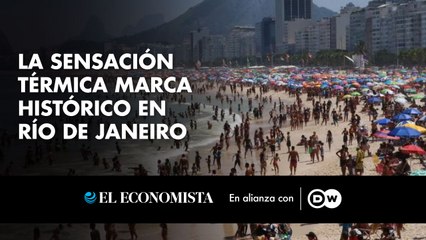 La sensación térmica marca histórico en Río de Janeiro
