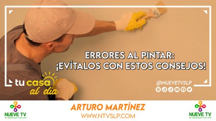 Errores al pintar: ¡Evítalos con estos consejos! 