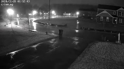 Security Camera Captures Tornado Hitting Michigan Neighborhood