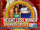 Rachel Frederickson  Biggest Loser Anorexia Controversy VIDEO