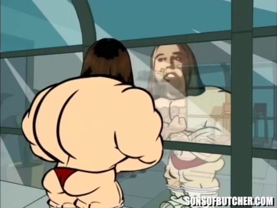 Muscle Cartoon Clip - Sons of Butcher