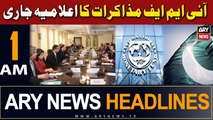 ARY News 1 AM Headlines 21st March 2024 | IMF reaches staff level agreement with Pakistan