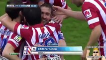 Atletico Madrid vs Real Madrid 22 2014 Gabi Fernandez Amazing Goal