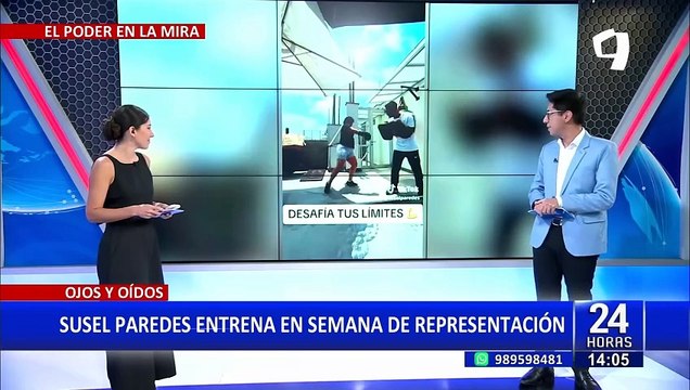 Congreso: Susel Paredes aprovecha semana de representación para practicar box