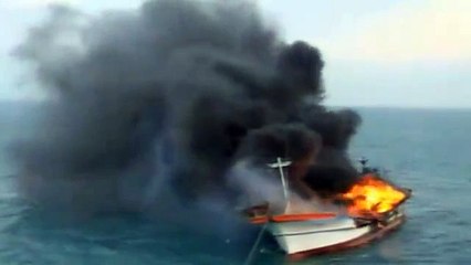 Cinco indonesios y uno de Corea del Sur murieron en el barco de pesca por incendios