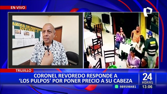 Cnl. Revoredo responde a 'Los Pulpos' tras poner precio a su cabeza: Estamos firmes y fortalecidos