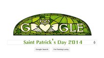 Google Doodle Día de San Patricio 2014