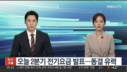 오늘 2분기 전기요금 발표…동결 유력