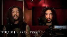 Cantante canta el tema Dark Horse en 20 diferentes estilos Desde N Sync hasta Nirvana