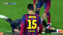 Barcelona vs Celta Vigo 30   Victor Valdes Injury