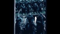 Dawn of the Planet of the Apes  Motion GraphicMovie Poster  Caesar On Horseback 2014 HD