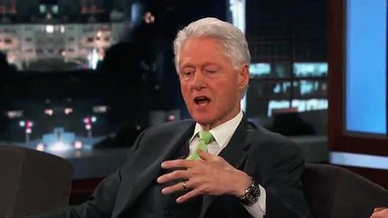 Interview  President Bill Clinton on Jimmy Kimmel PART 4 342014