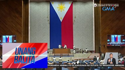 Resolution of Both Houses No. 7 na layong amyendahan ang ilang economic provisions sa konstitusyon, aprubado na ng Kamara | UB