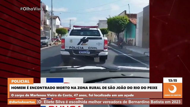 Corpo de homem é encontrado boiando nas águas de açude entre São João do Rio do Peixe e Uiraúna