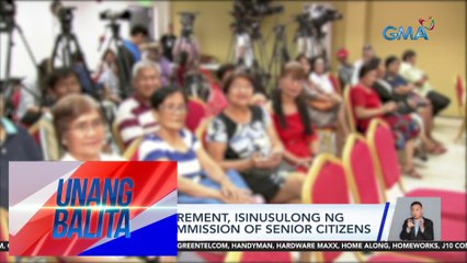 Ilang senior citizen, patuloy pa rin ang pagtatrabaho kahit lagpas na sa retirement age | UB