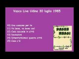 Vasco Rossi  Inedito  Live Udine 30 luglio 1985 parte seconda