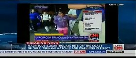 80 Terremoto Chile Alerta de Tsunami de la Costa del Pacífico