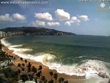 Mar de Fondo en playas de Acapulco Guerrero Con Audio