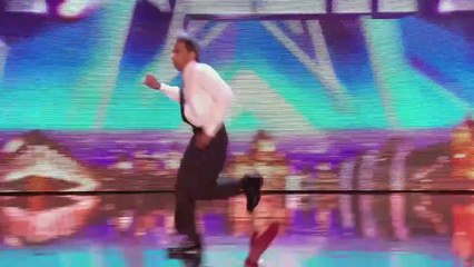 Britains Got Talent 2014  IT Programmers crazy dancing with David Walliams