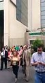 Choque de edificios durante sismo esta mañana en la Ciudad de México
