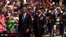 Presidente Obama pone ofrenda floral en la Tumba del Soldado Desconocido