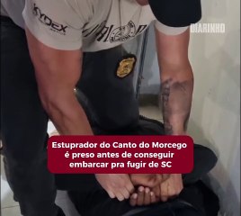 Estuprador do Canto do Morcego é preso pela Polícia Civil