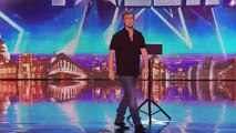 Britains Got Talent 2014  Ventriloquist Sam Jones impresses the Judges with Baby Leo