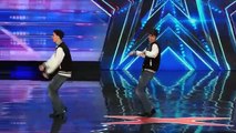 Americas Got Talent 2014  Sean  Luke Cute Tap Duo Bust a Move to HipHop Tunes