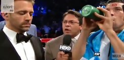 Miguel Cotto vs Maravilla Martinez  Entrevista luego de la pelea Boxeo
