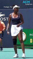 Runaway cat interrupts Venus Williams on court
