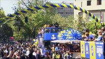 WARRIORS PARADE: Draymond Green Celebrates With The Fans