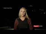 Periodista sueca fue sorprendida por un misil israelí que cayó a metros de ella mientras informa sobre Gaza