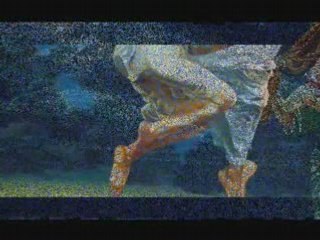 Pilgrim hitchhiking on the road of life