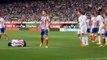 Athletico Madrid 10 Real Madrid  Cristiano Ronaldo Punches Diego Godin in the Face