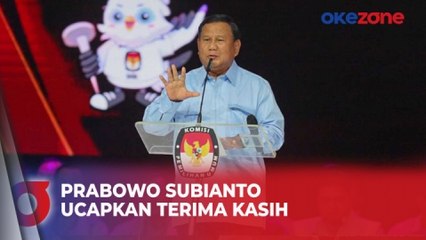 Menang Pilpres 2024, Prabowo Subianto: Terima Kasih Rakyat Indonesia