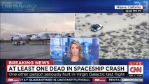 Se estrella nave espacial de Virgin Galactic en puerto aeroespacial de Mojave