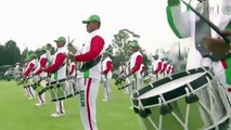 Tocan El Serrucho durante desfile militar del 20 de Noviembre