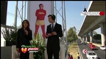 Los momentos previos a la llegada de los restos de Chespirito al Estadio Azteca