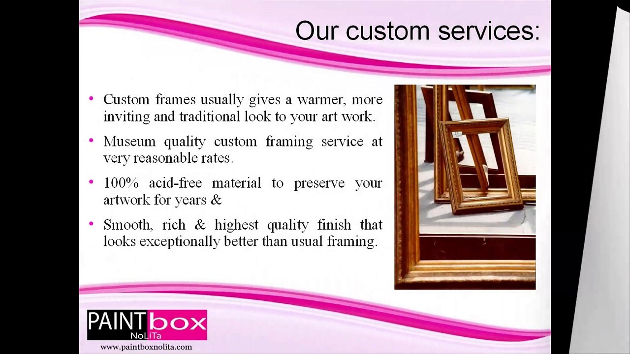 Picture Framing Solutions NYC Vídeo Dailymotion