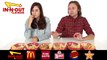 Saborenado papitas fritas de diferentes restaurantes de comidas rápidas
